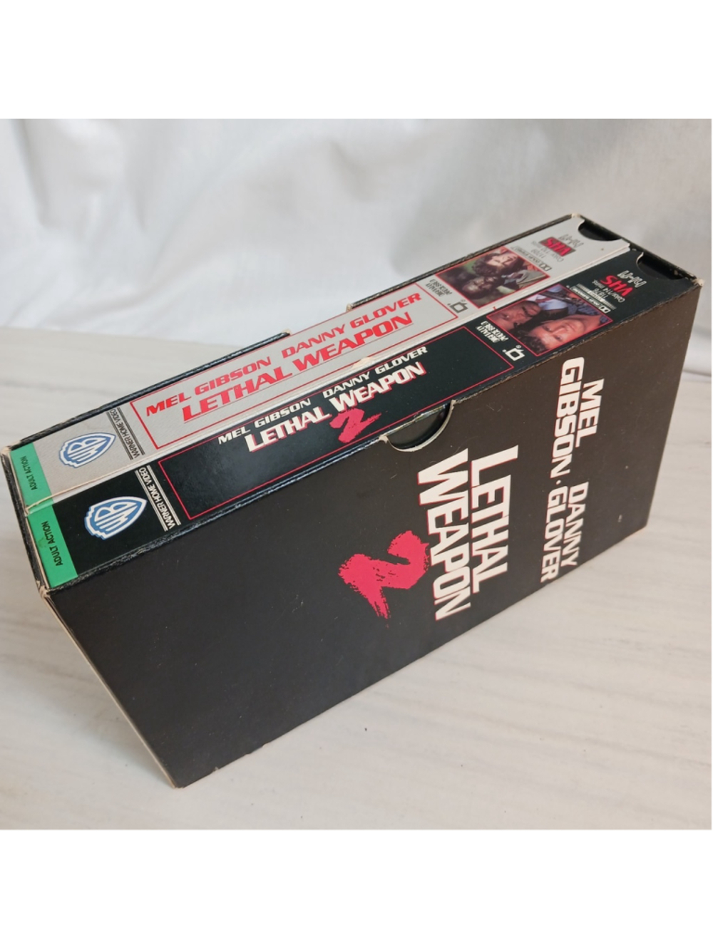 Lethal Weapon 1 & 2 Double Feature VHS Box Warner Home Video Movie